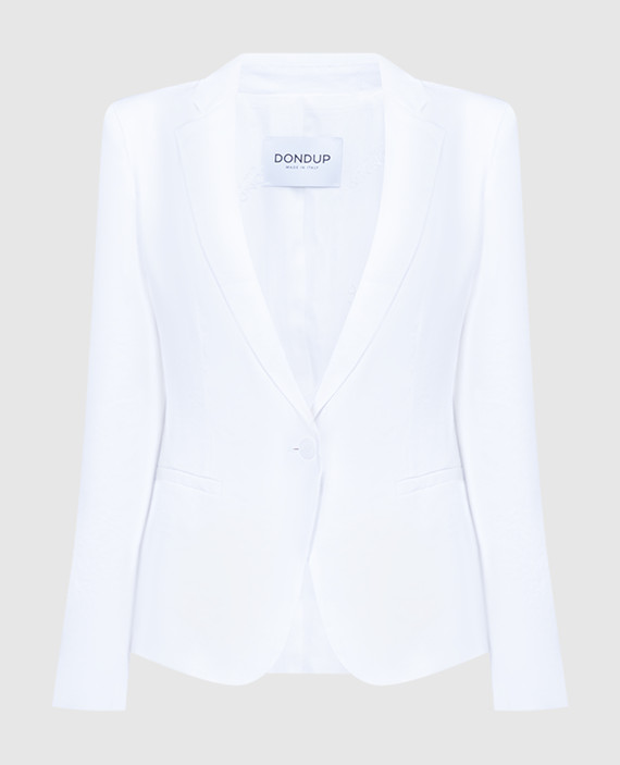 White jacket with linen
