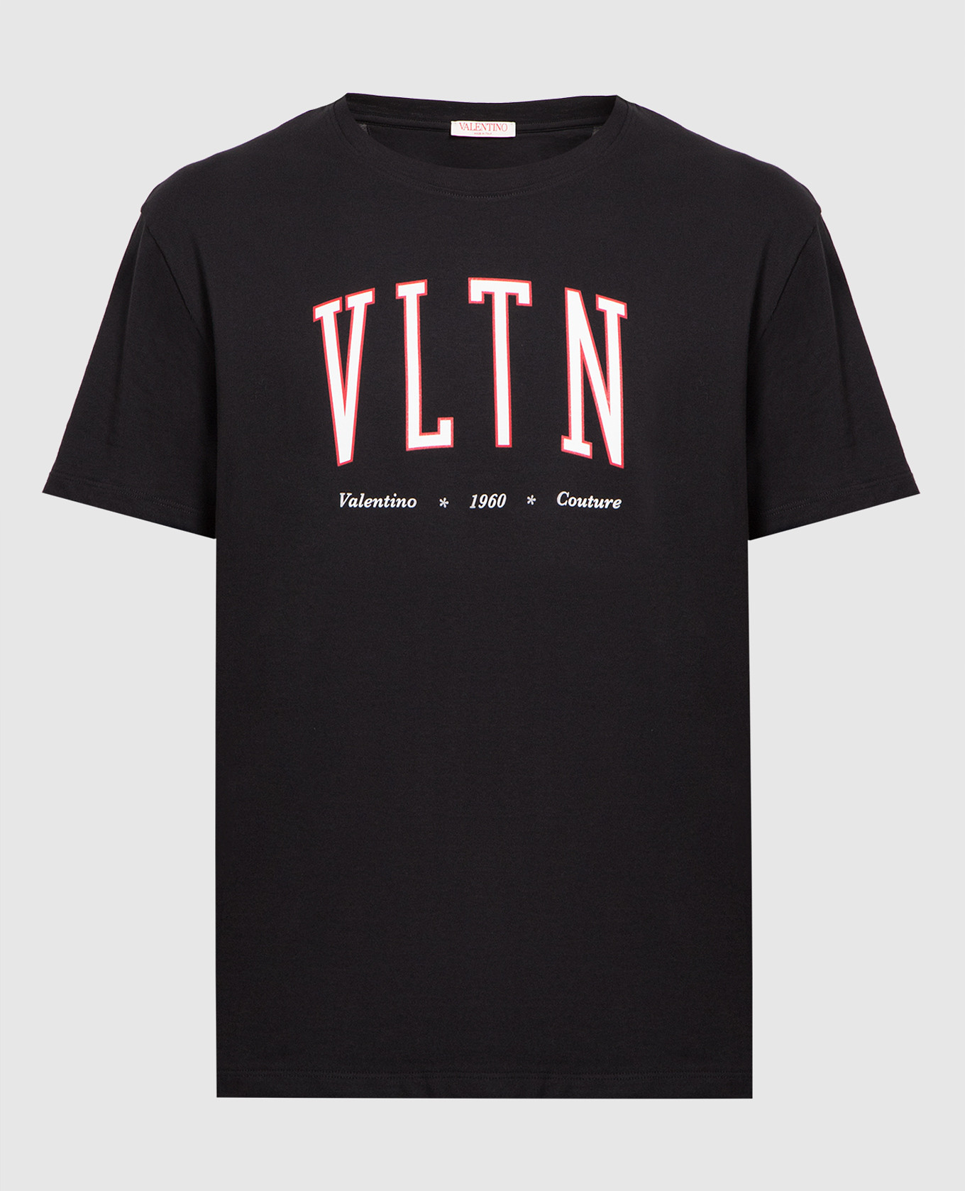 

Черная футболка с принтом VLTN, Черный, Футболки