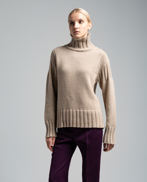Jil Sander Коричневий светр з кашеміру J40GP0019J13207