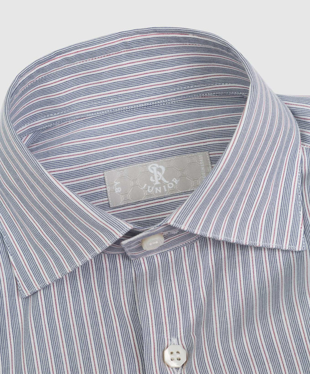 Stefano Ricci Children's gray striped shirt YC003198LJ1705 image 3