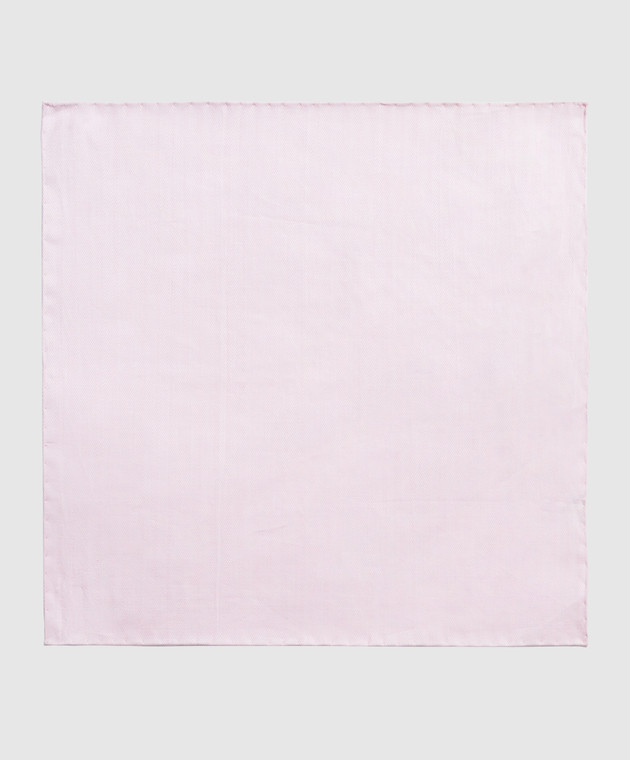 Stefano Ricci Children's pink striped scarf YFZ25COLJ1754