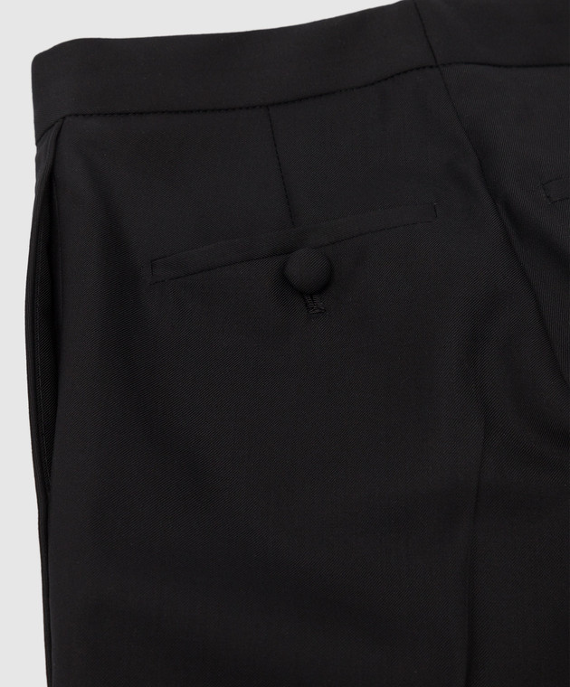 Stefano Ricci Дитячі чорні штани із вовни Y1T0960000W0017C зображення 3