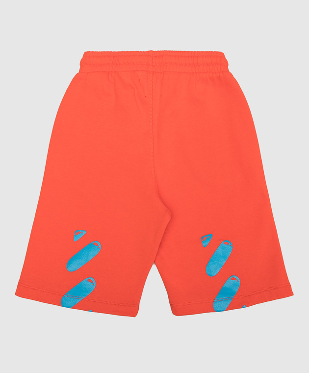 Off white sale champion red shorts