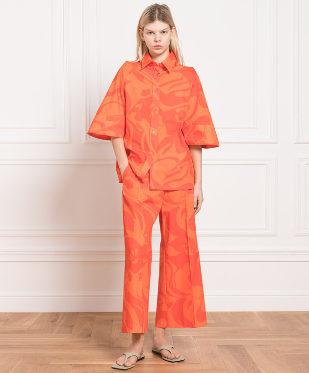 Etro Orange shirt in an abstract print D123924280 изображение 2