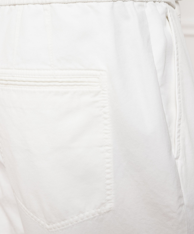 Brunello Cucinelli Білі штани MP52DS2090 зображення 5