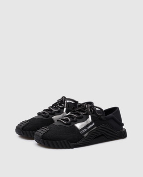 Dolce&Gabbana Черные комбинированные кроссовки NS1 CS1769AJ968