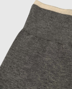 Brunello Cucinelli Серые носки MCS93921