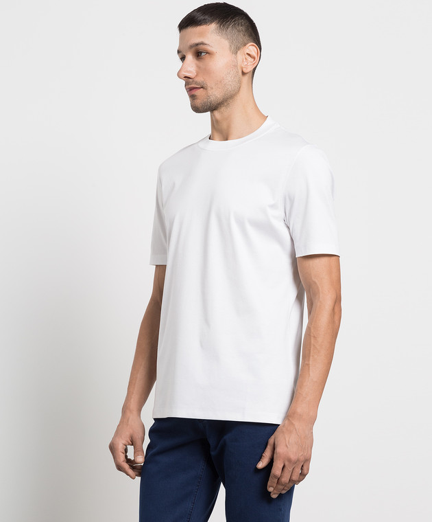 Brunello Cucinelli White T-shirt M0T611308 изображение 3