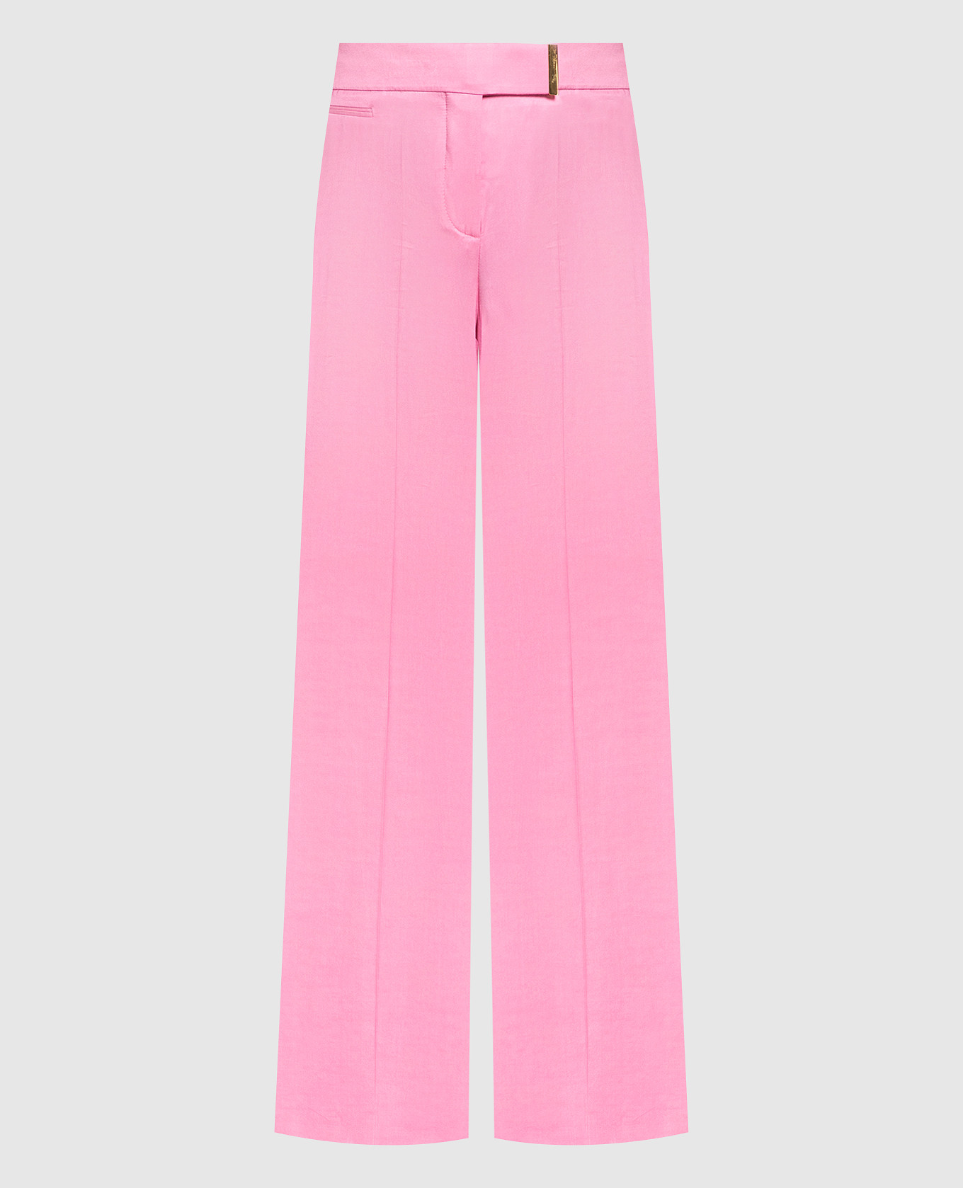 Pink flared pants