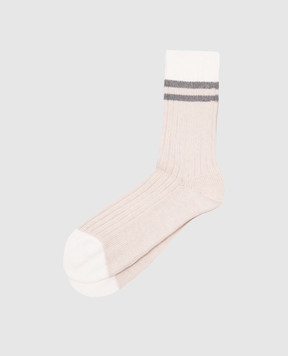 Brunello Cucinelli Бежевые носки MCS93551