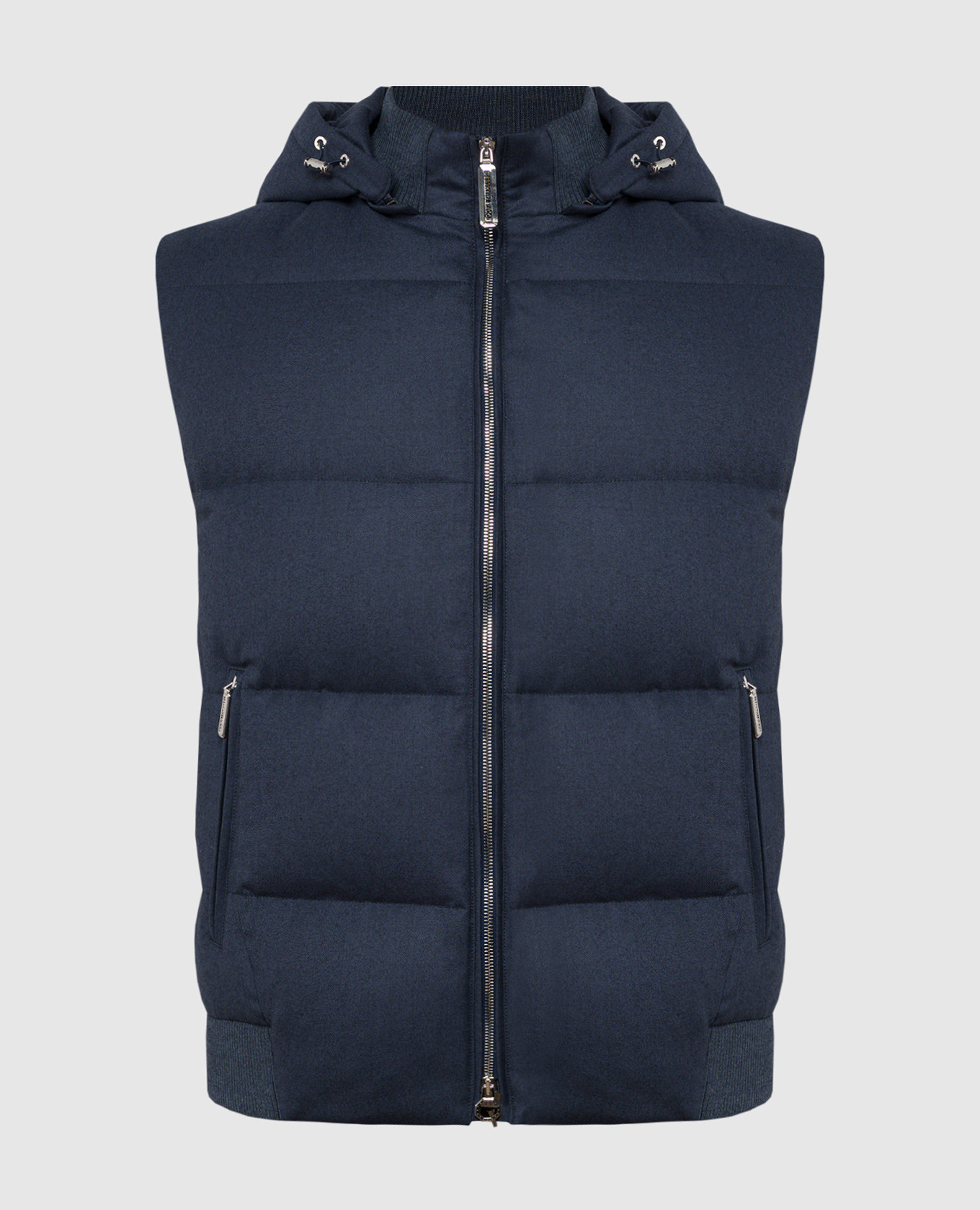 

Синий пуховый жилет, Верхняя одежда