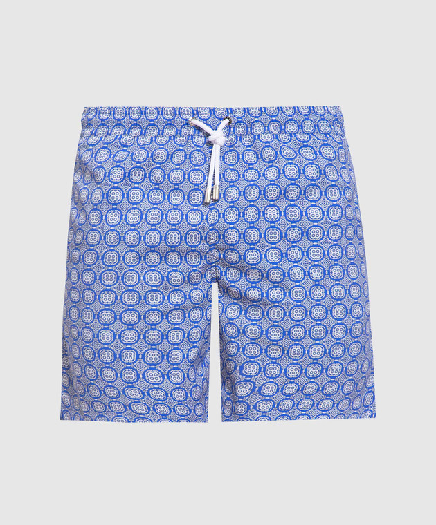 Stefano Ricci Blue printed swim shorts MMB0200007B47405