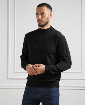 Cashmere&Whiskey Чорний джемпер з вовни 97397
