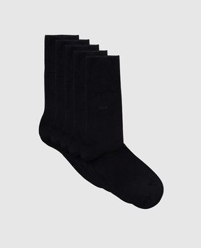 CDLP Набір синіх шкарпеток з візерунком логотипу MSO006012025