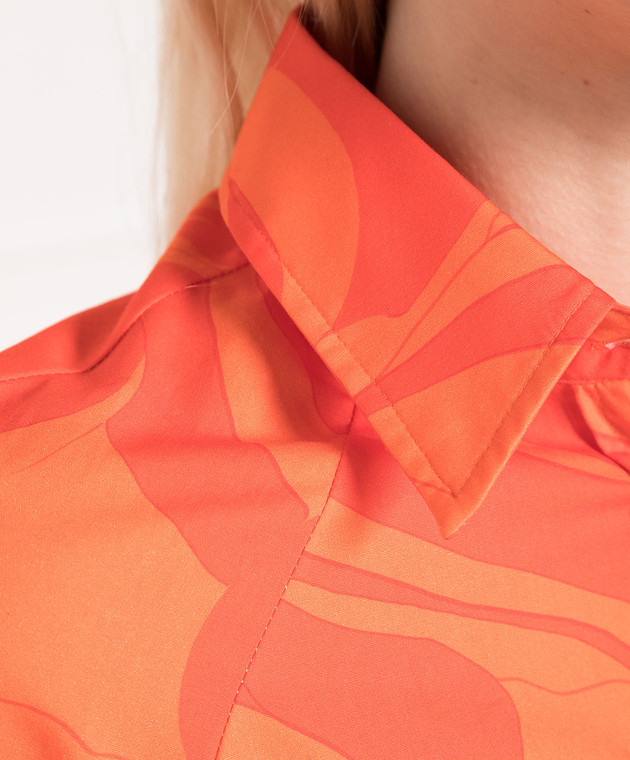 Etro Orange shirt in an abstract print D123924280 изображение 5