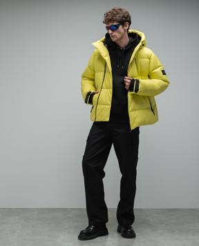 Mackage Желтый пуховик Kenji с логотипом патча. KENJI