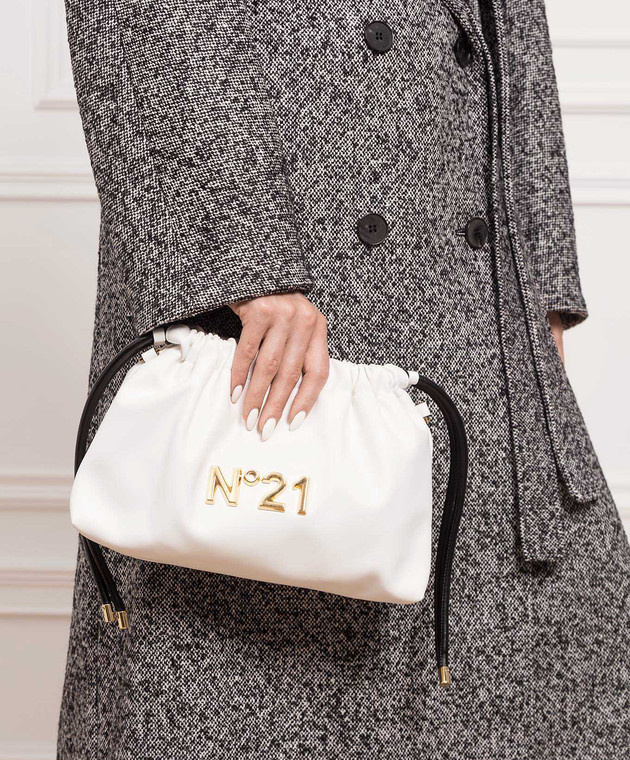 N21 - Белая сумка-кисет Eva с логотипом 22IBP0901EC01 купить в Symbol