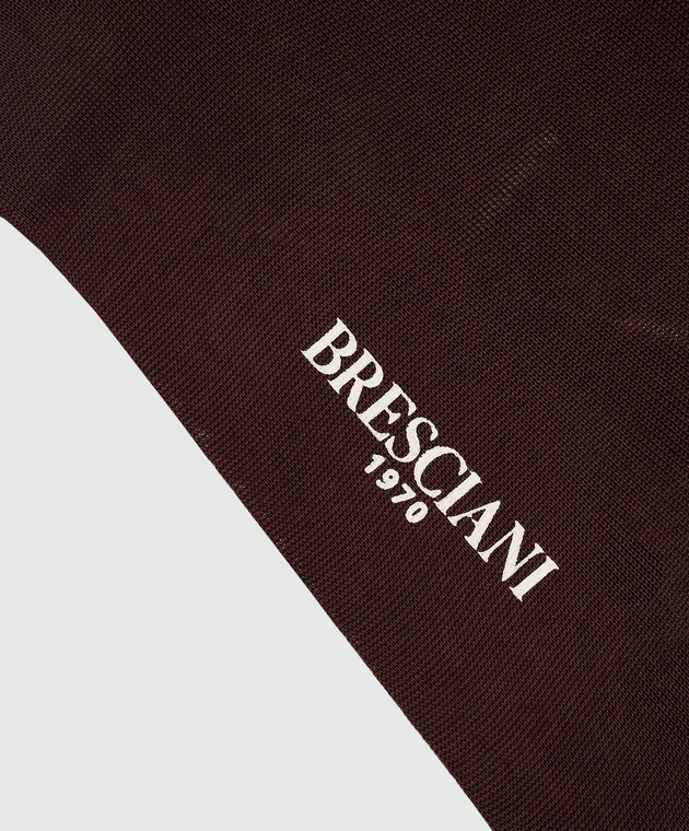 Bresciani Burgundy socks MC009UN0006XX image 3