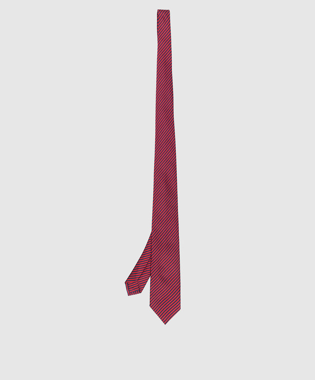 Stefano Ricci Дитяча краватка з шовку в смужку YCCX30102 зображення 2