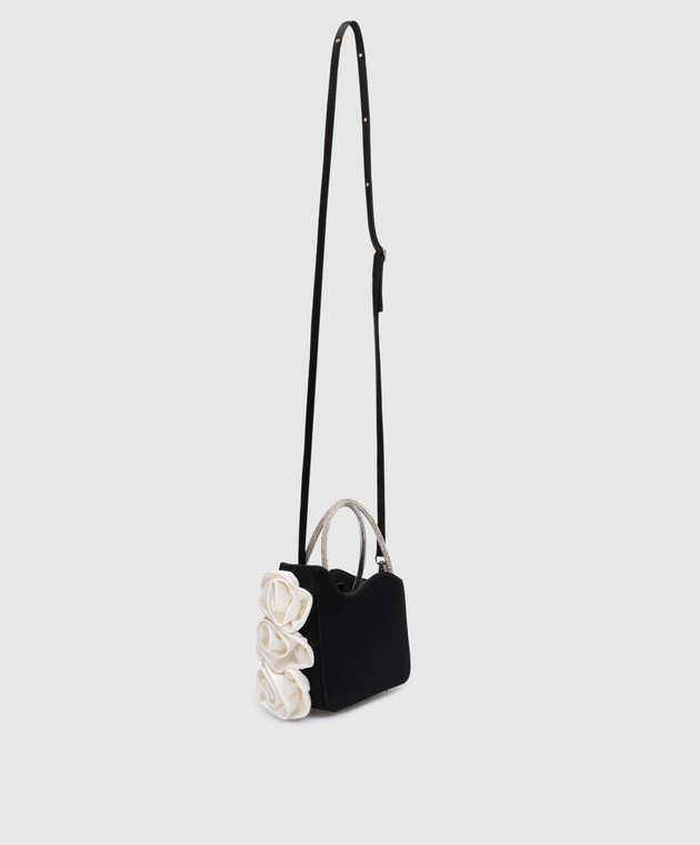 Le Silla Black mini Ivy bag with appliqué 9935ZBAGXXXXSAT image 3