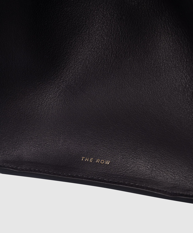 The Row Чорна шкіряна сумка Soft Margaux W1586L72 зображення 5