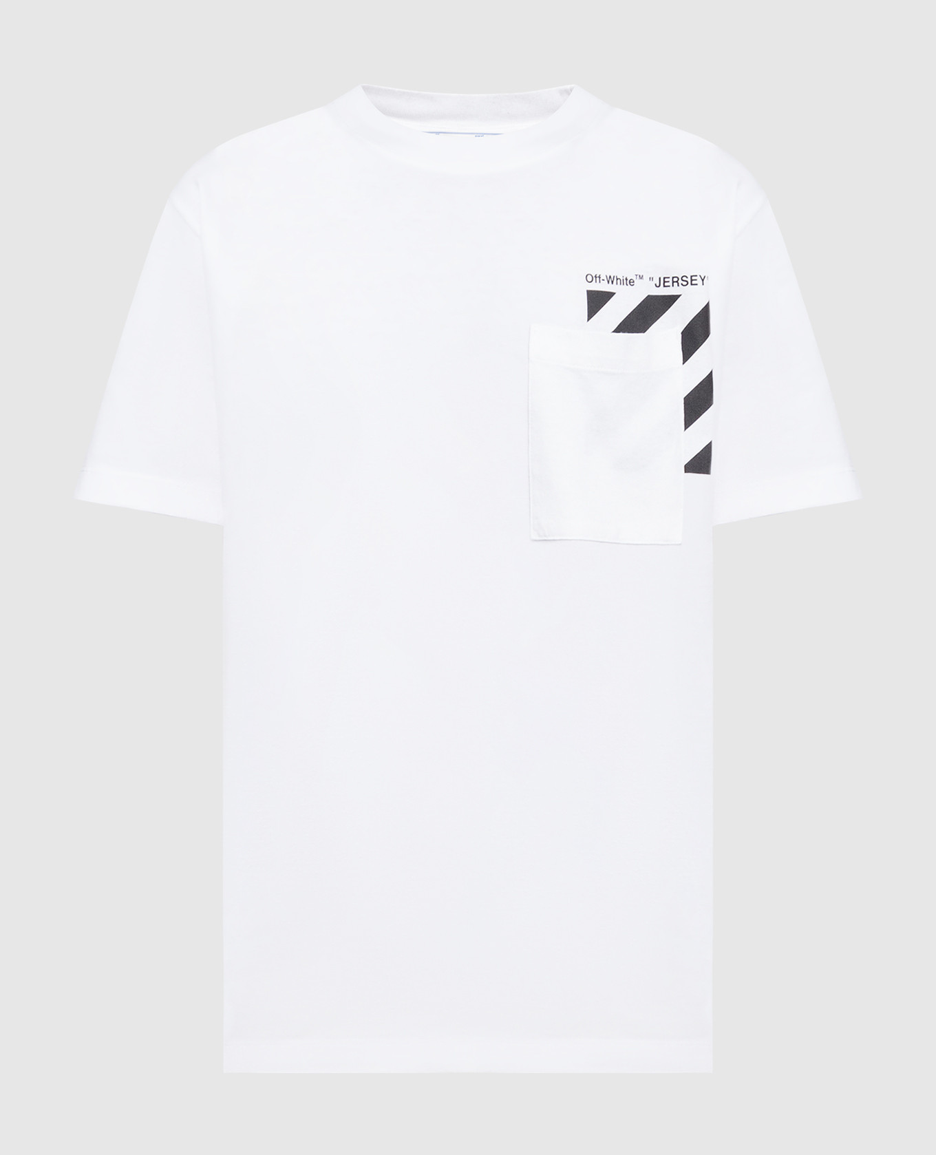 Off White White t shirt with contrasting logo print