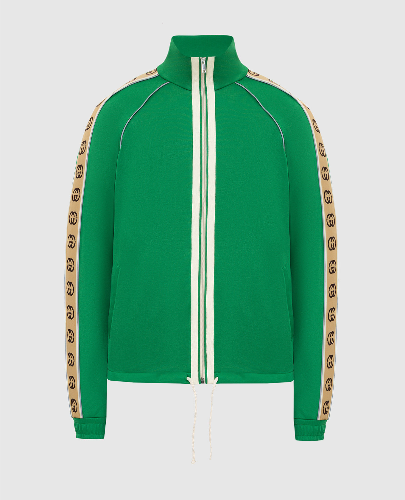 Gucci - Зеленая спортивная кофта 598861XJBZ8 купить в Symbol