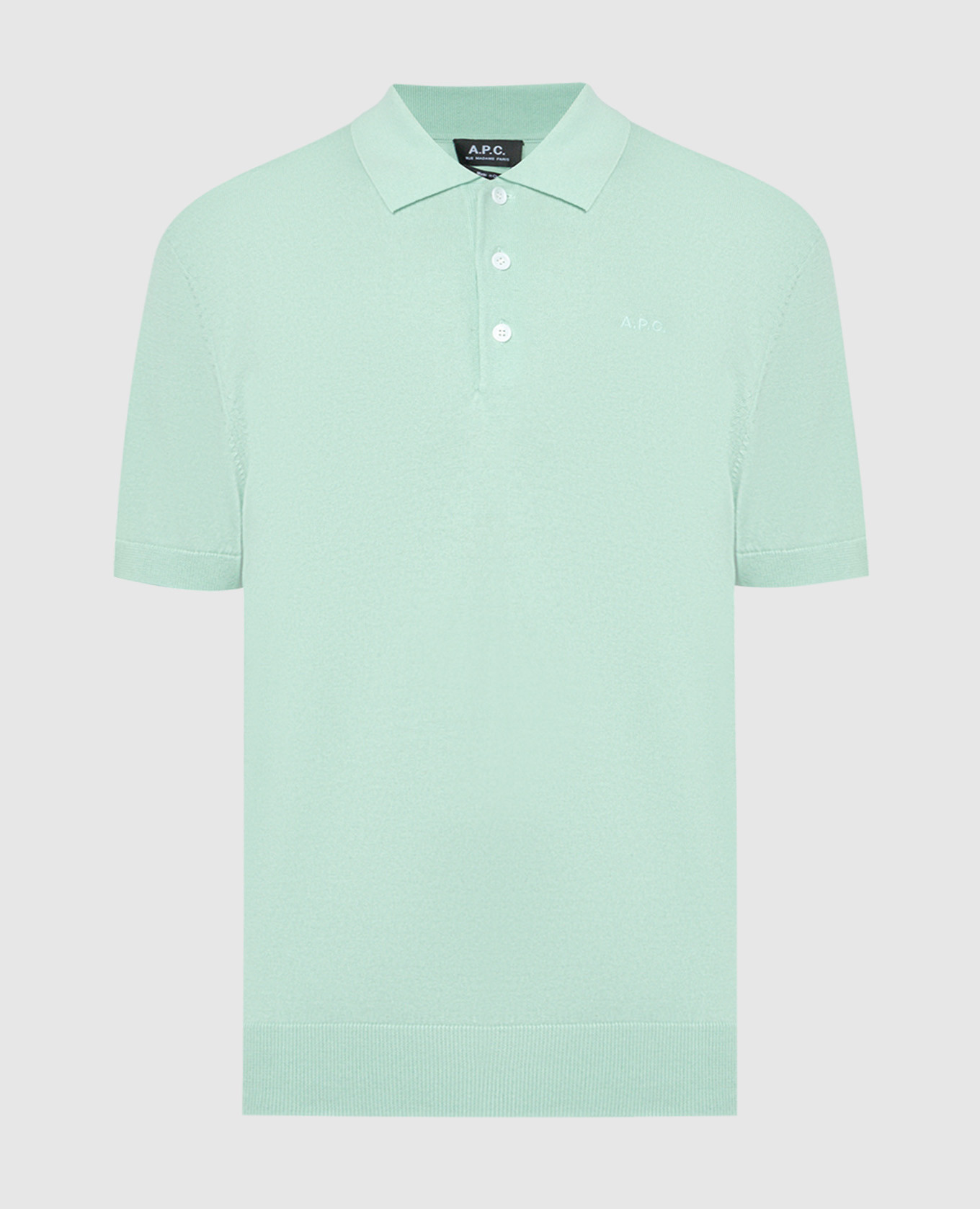 Green Gregory polo with logo embroidery