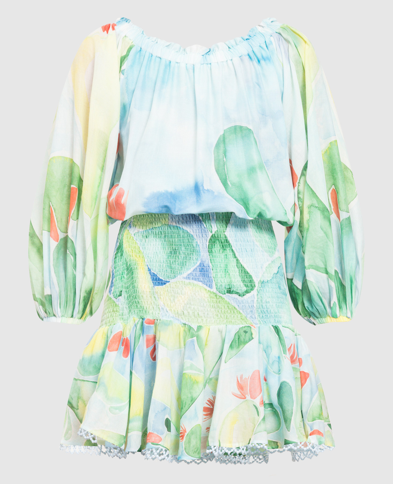 

Платье мини Vera в принт, Голубой, Повседневные платья