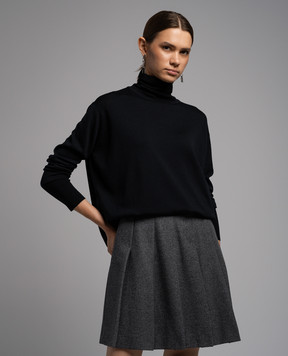 John Smedley Черный гольф Mallery из шерсти MALLERY