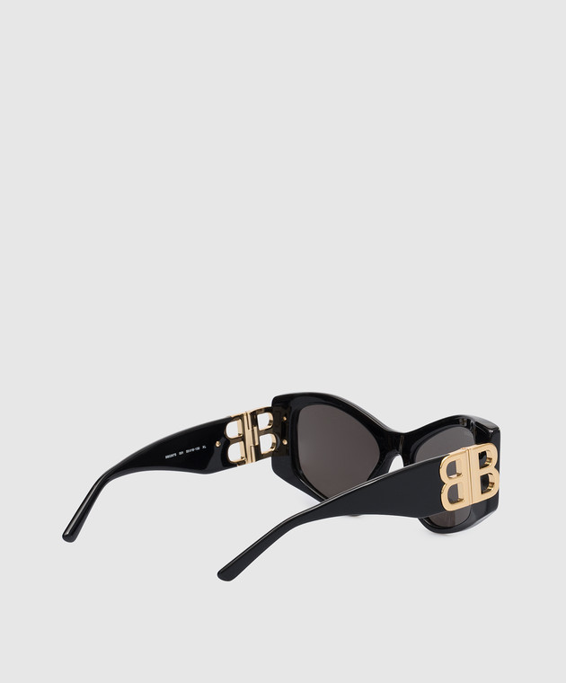 Balenciaga Dynasty logo sunglasses in black 745072T0039 image 4