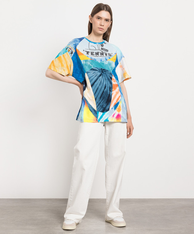 David Koma T-shirt in patchwork technique SS23DK17TS image 2