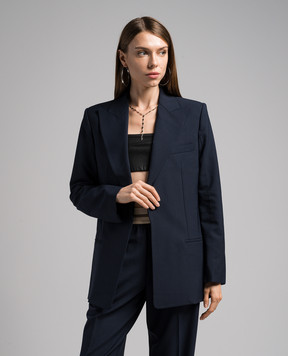 Helmut Lang Синій жакет N06HW105