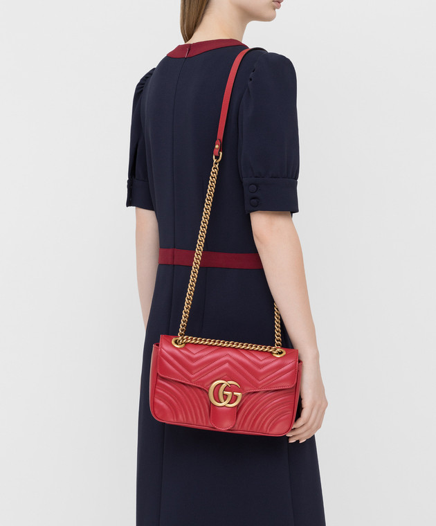 Gucci Красная кожаная сумка 