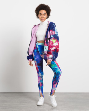 Versace Jeans Couture Сині легінси SPACE COUTURE 73HAC107JS105