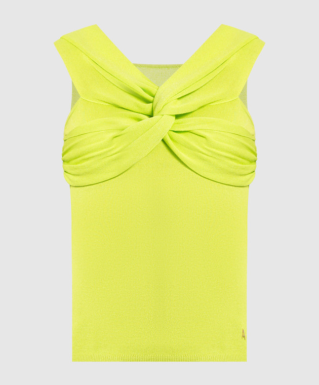 Twinset Actitude Green top with drape 231AP3031