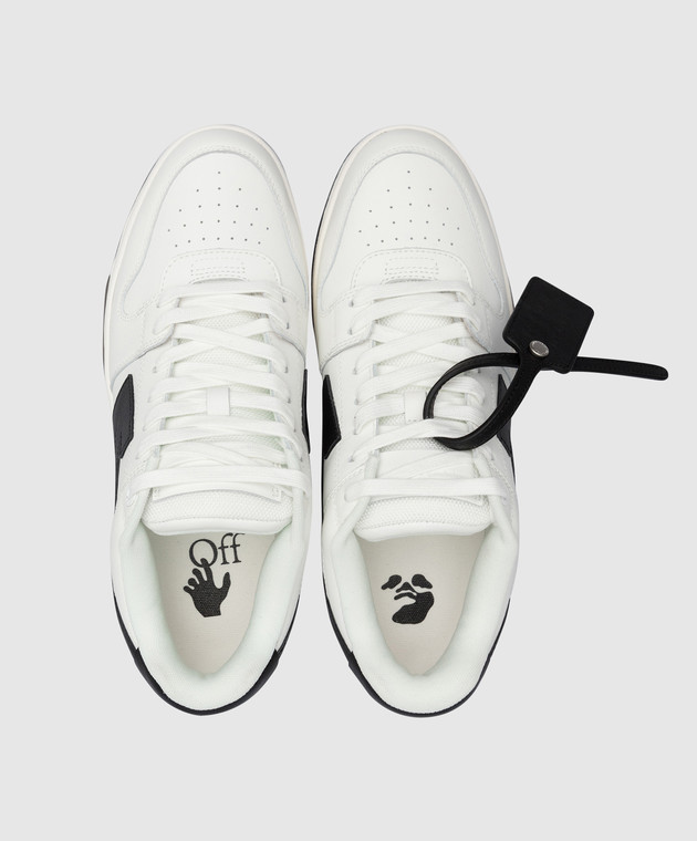 Off-White - White Out Of Office sneakers with textured contrast logo ...