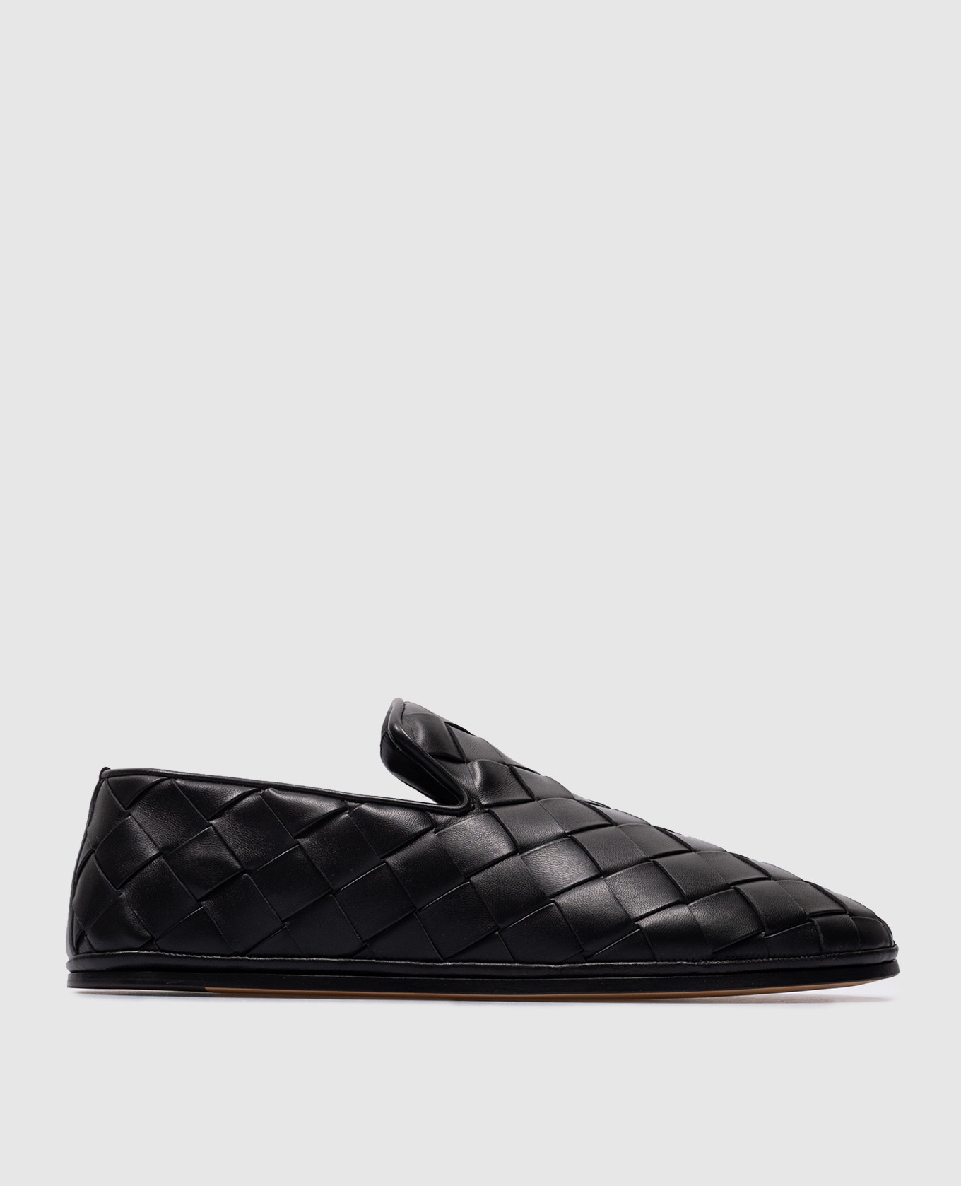 

Черные кожаные лоферы Sunday Slipper с плетением, Черный, Лоферы