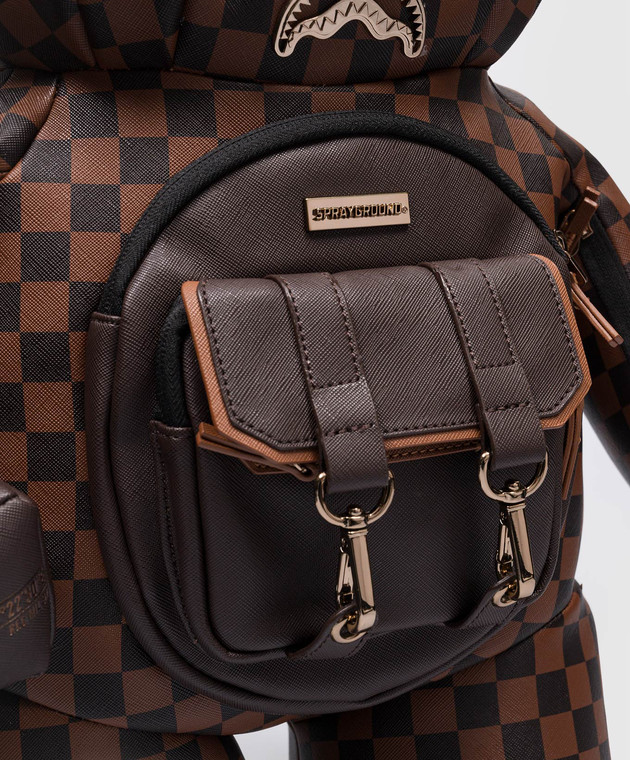 Sprayground - Детский коричневый рюкзак в виде медведя Ops Teddy