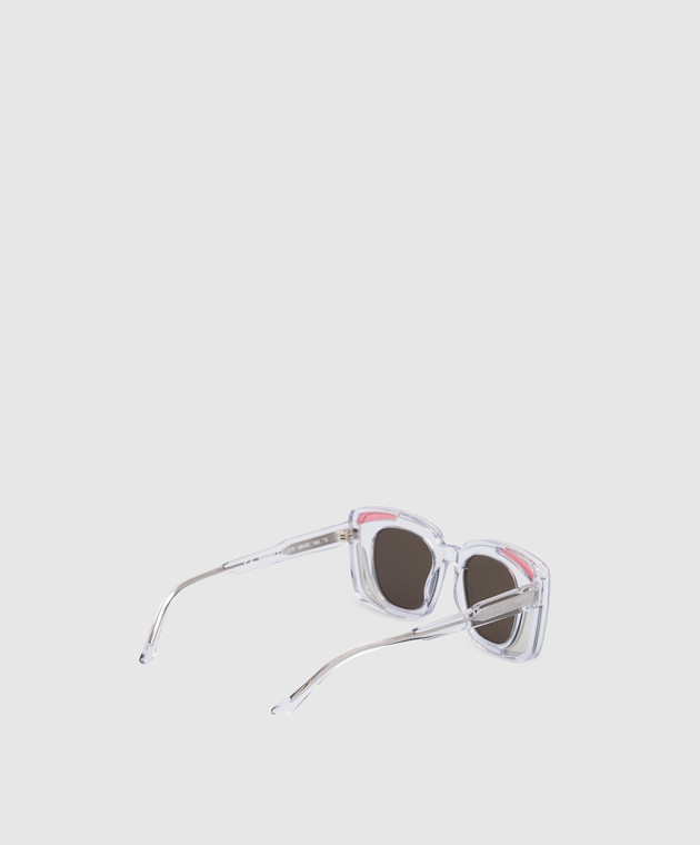 Kuboraum T7 transparent sunglasses KRS0T7CRYS0000SI image 4