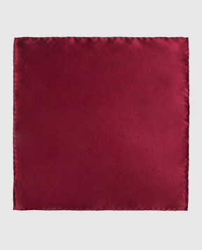 Stefano Ricci Детский бордовый платок-паше из шелка YFZ25UNIR