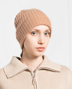 Allude Коричнева шапка з кашеміру 23511430