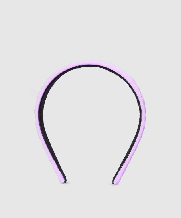 Fendi Children's lilac headband in FF pattern JFP212AFOM