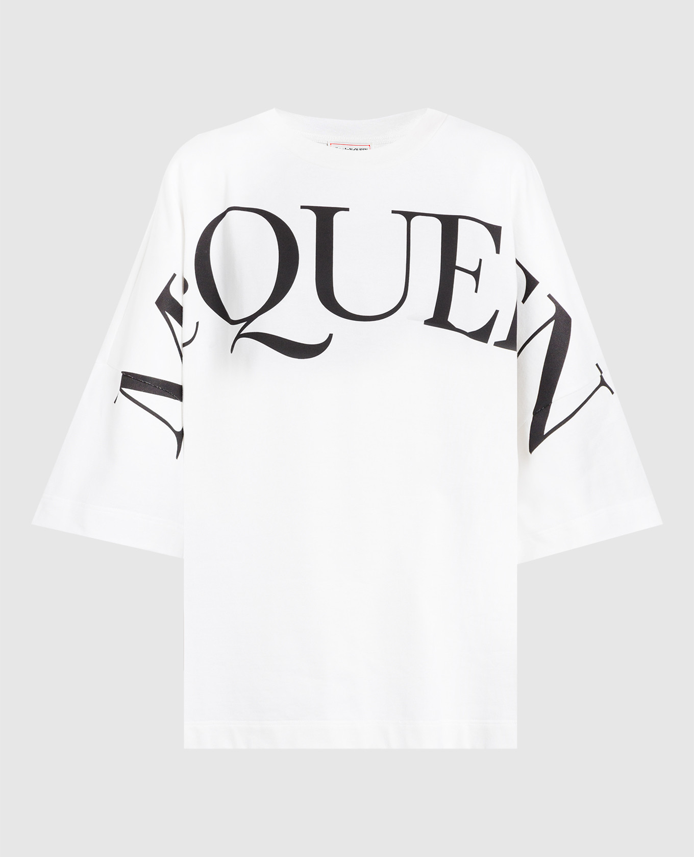 

Футболка с контрастным принтом логотипа, Белый, Футболки