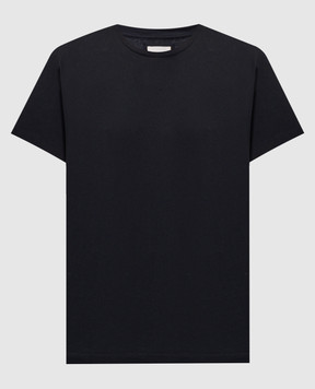 Khaite Чорна футболка Emmylou з нашивкою логотипа 2266138W138