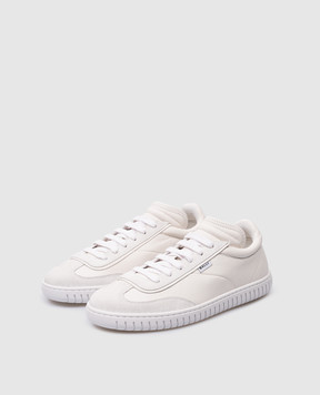 Bally Белые кожаные кеды Parrel WK005FVT012