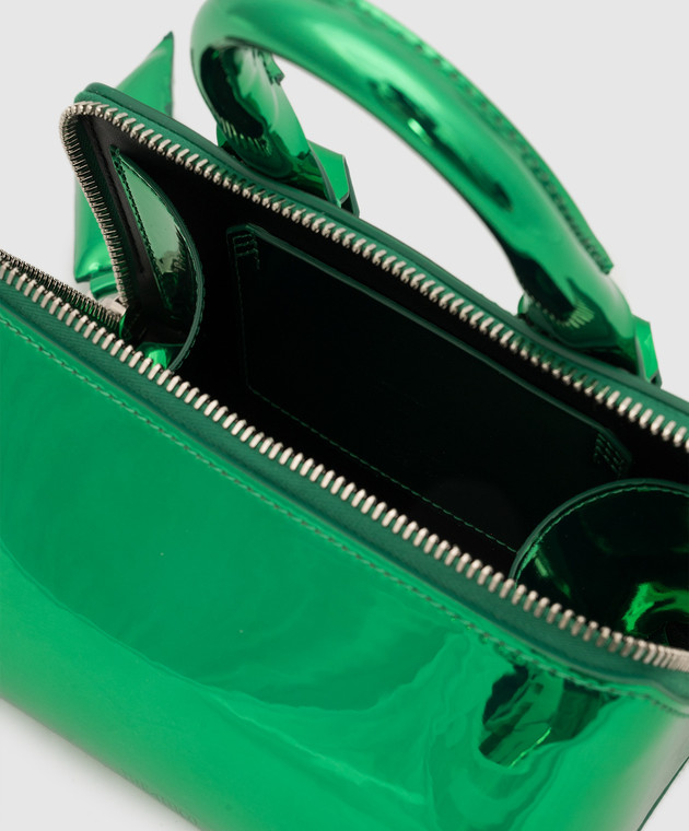 The Attico Green Friday trapeze bag with logo 236WAH02PU02 image 4