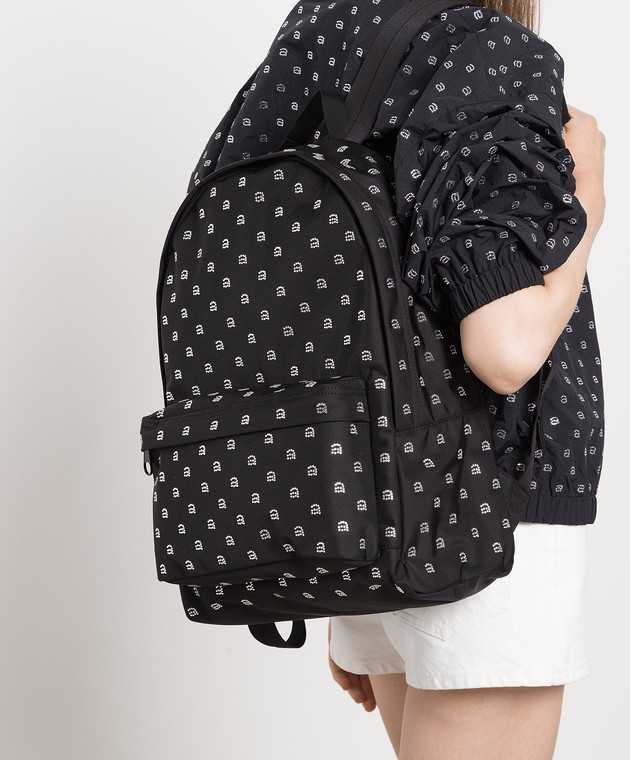 Alexander Wang Черный рюкзак Wangsport с кристаллами 20123B01M изображение 2