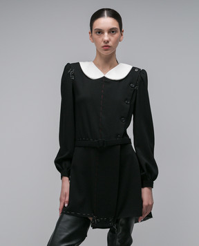 Maison Margiela Черный комбинезон из шерсти S29FP0132S78377