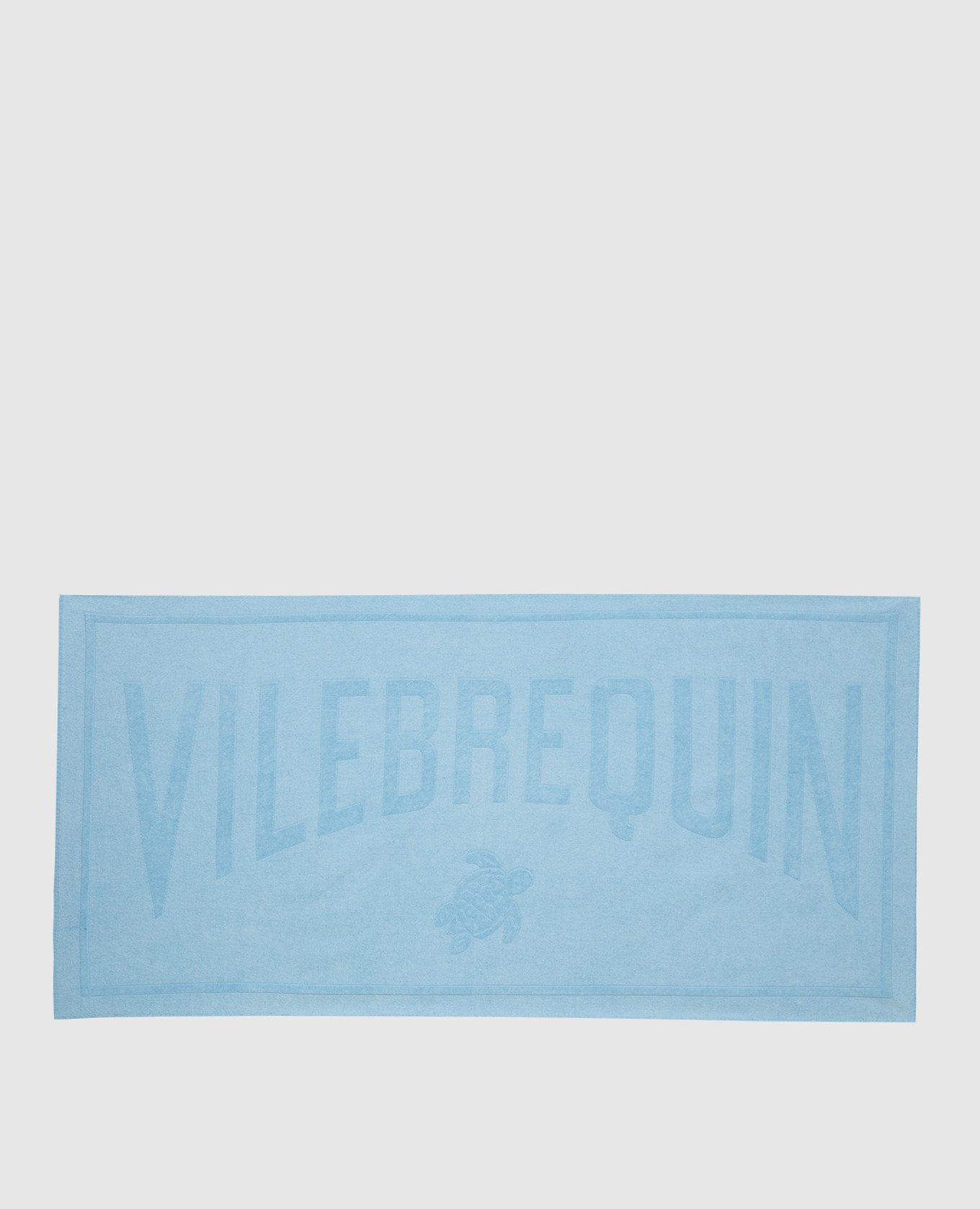 Blue Sand towel with logo